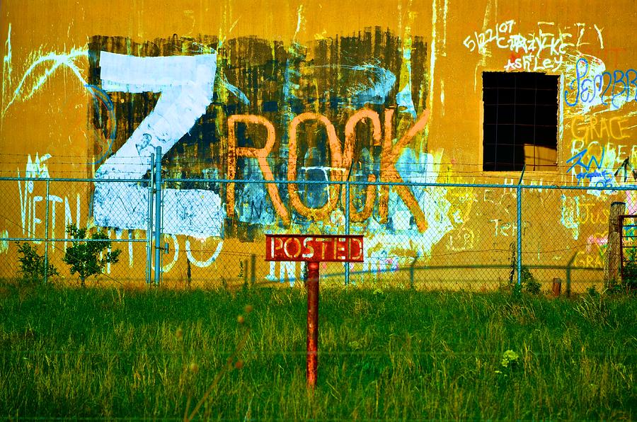 Z Rock Posted Photograph by Ricardo J Ruiz de Porras