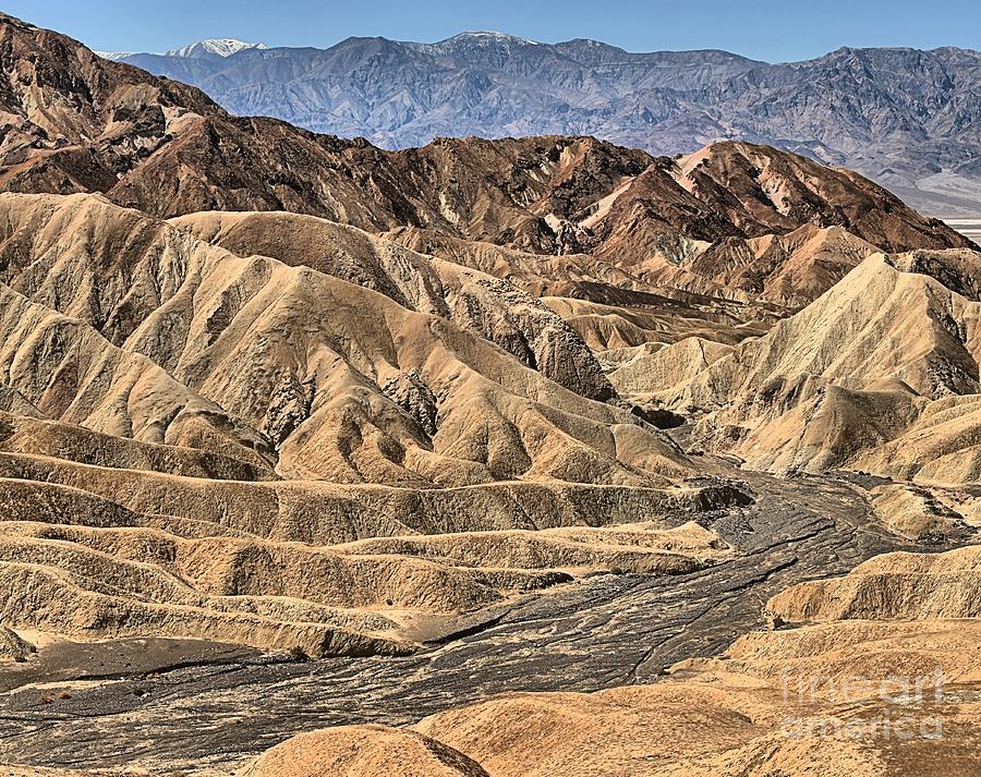 Death Valley National Park Photograph - Zabriskie Point Badlands by Adam Jewell