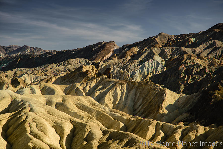 Zabriskie Point Death Valley Photograph by Janis Knight
