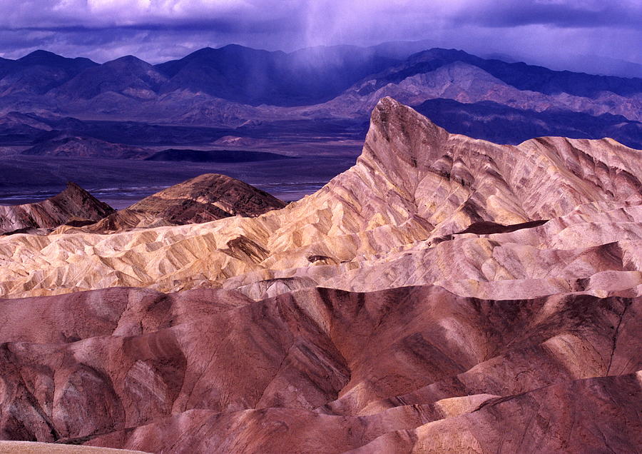 Zabriskie Point Death Valley National Park Photograph by Gary Corbett