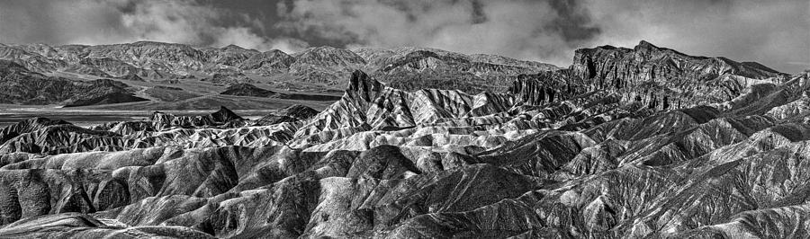 Zabriske Point Pano Photograph by Wes and Dotty Weber