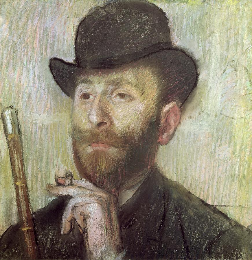 Edgar Degas Painting - Zachary Zakarian by Edgar Degas