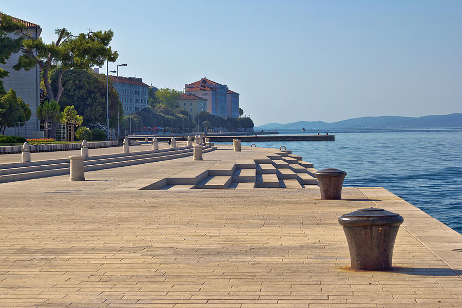 Zadar waterfront famous sea organs landmark Photograph by Brch Photography