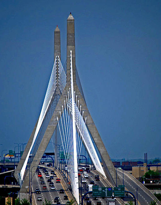 Zakim Bridge Boston I I Photograph by Caroline Stella