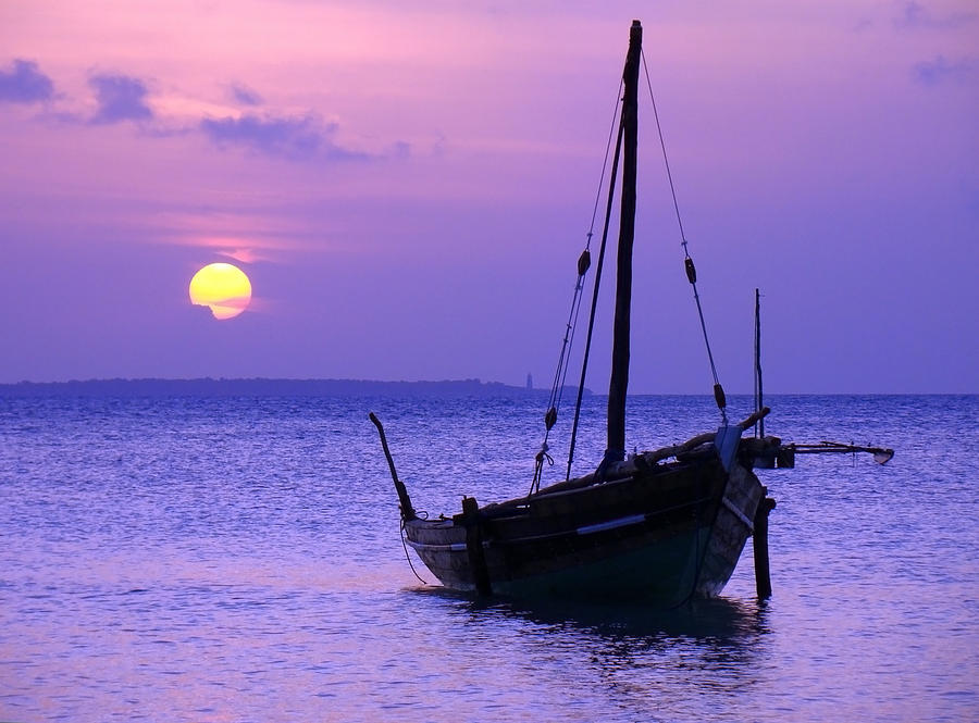 Beach Photograph - Zanzibar sunset 14 by Giorgio Darrigo