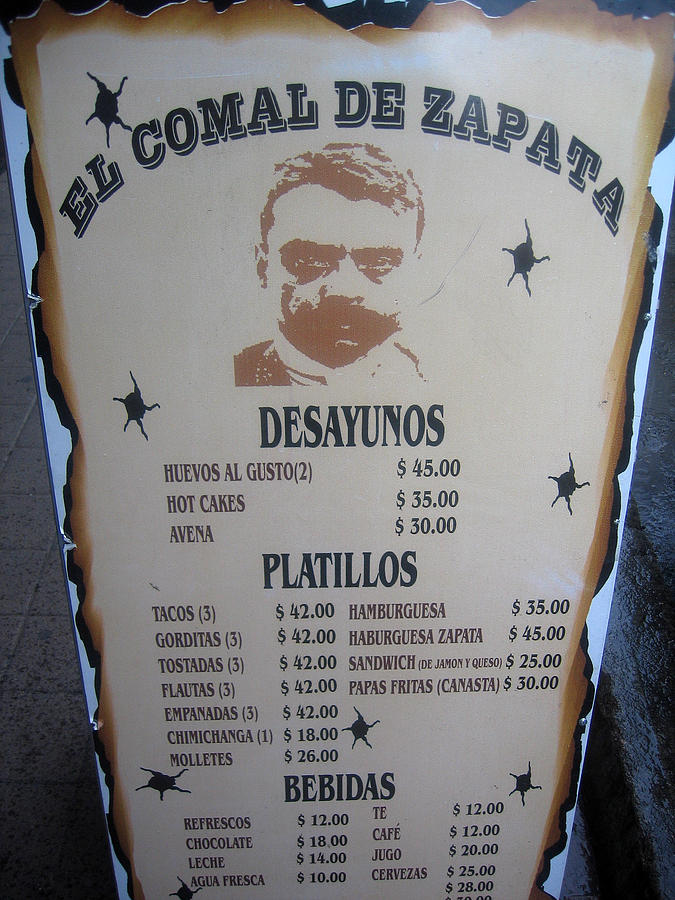 Zapata restaurant Nogales Sonora Mexico 2006 Photograph by David Lee Guss