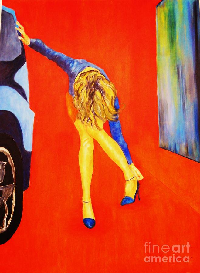 Painted Lady Painting - Zapatos 3 by Dagmar Helbig