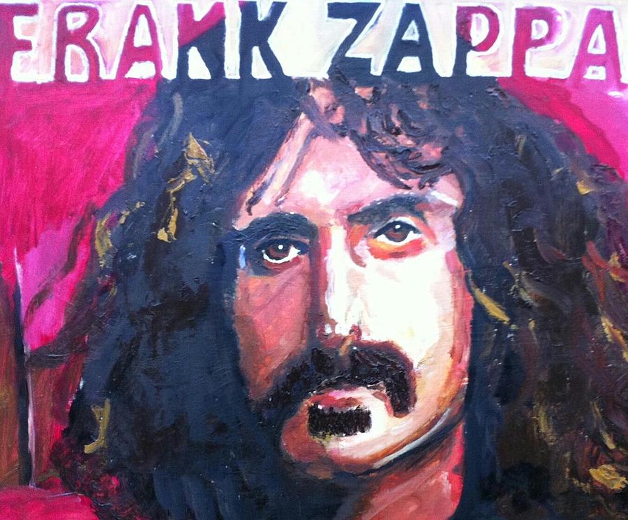 Music Painting - Zappa by Marisa Belculfine