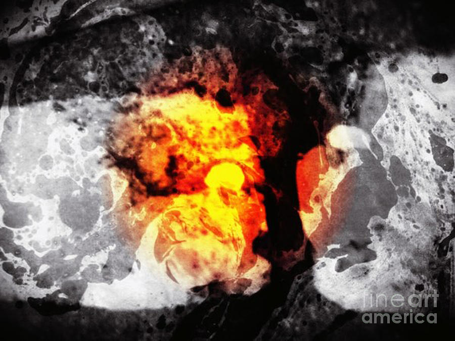 Abstract Mixed Media - Zayin by Daniel Brummitt Abstract Mixed Media - Zayin by Daniel Brummitt
