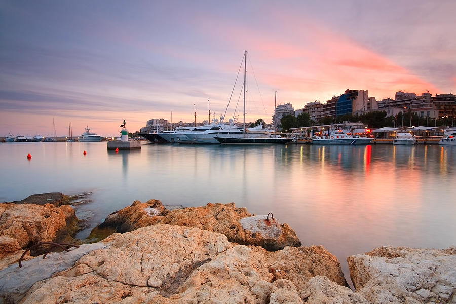 Zea Marina in Piraeus Photograph by Milan Gonda