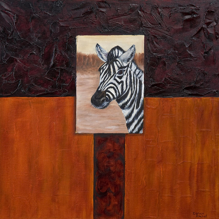 Zebra Painting by Darice Machel McGuire