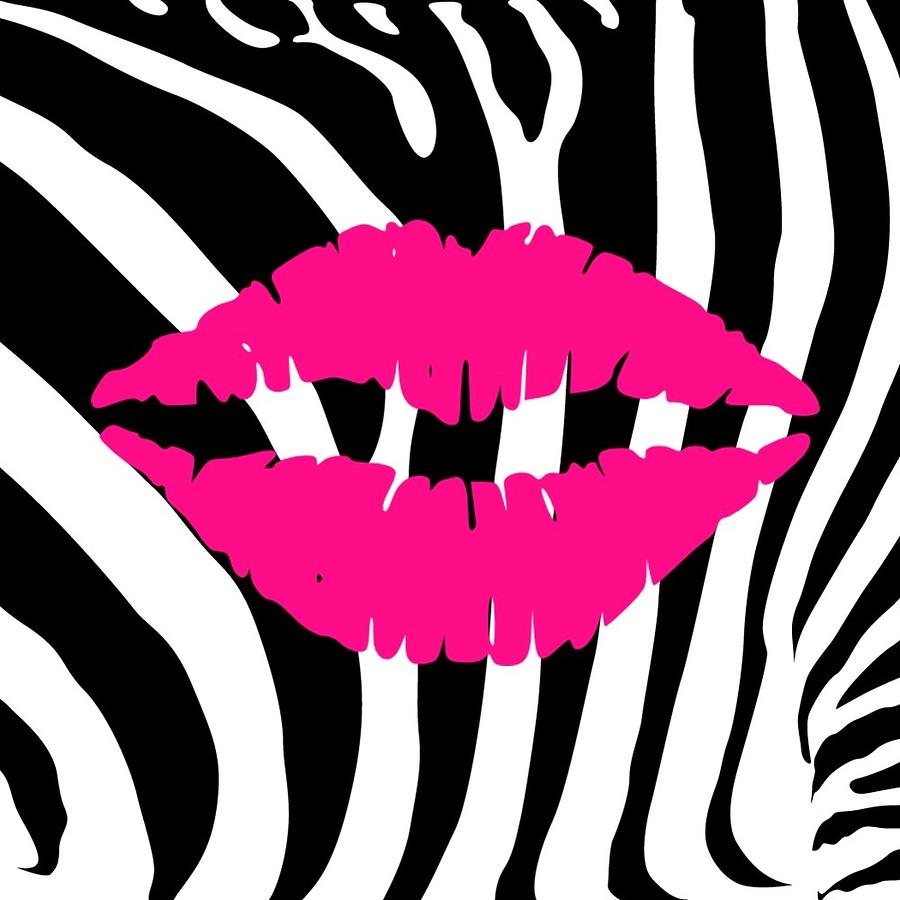 Zebra Kiss Digital Art by Florene Welebny
