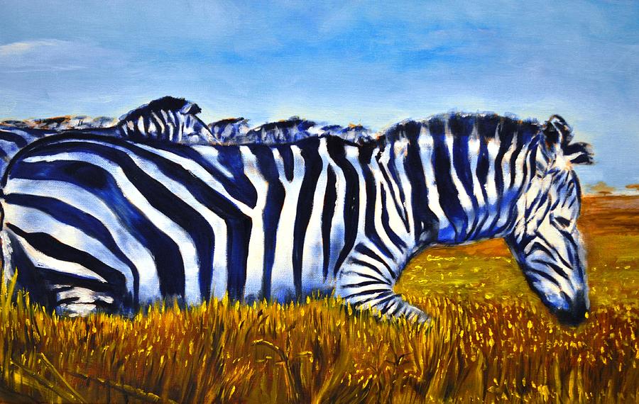 Horse Painting - Zebra Pack by Ruben Barbosa