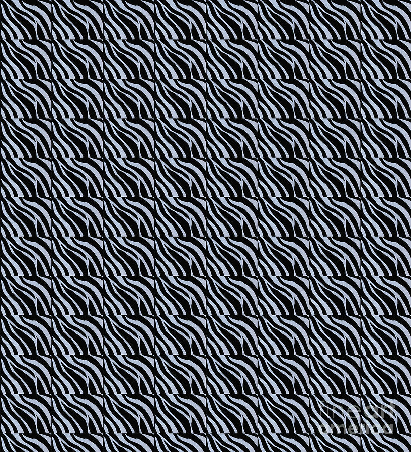 Zebra Print Duvet Digital Art by Barbara A Griffin