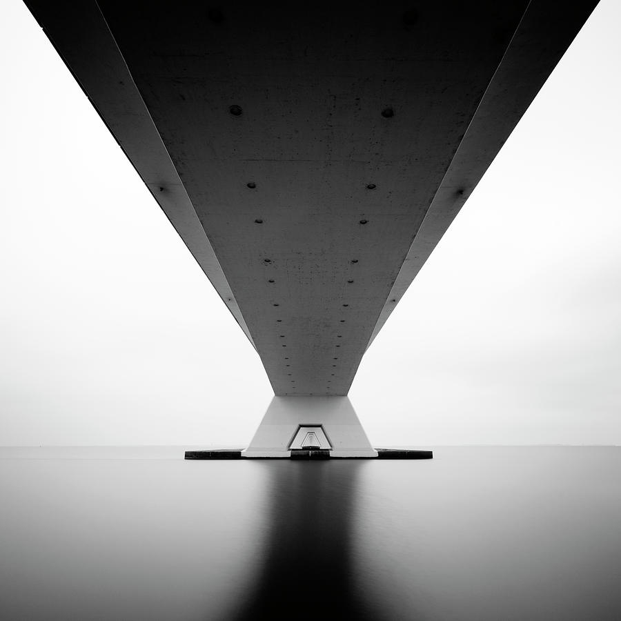 Bridge Photograph - Zeeland Bridge by Steve Cheetham Bridge Photograph - Zeeland Bridge by Steve Cheetham
