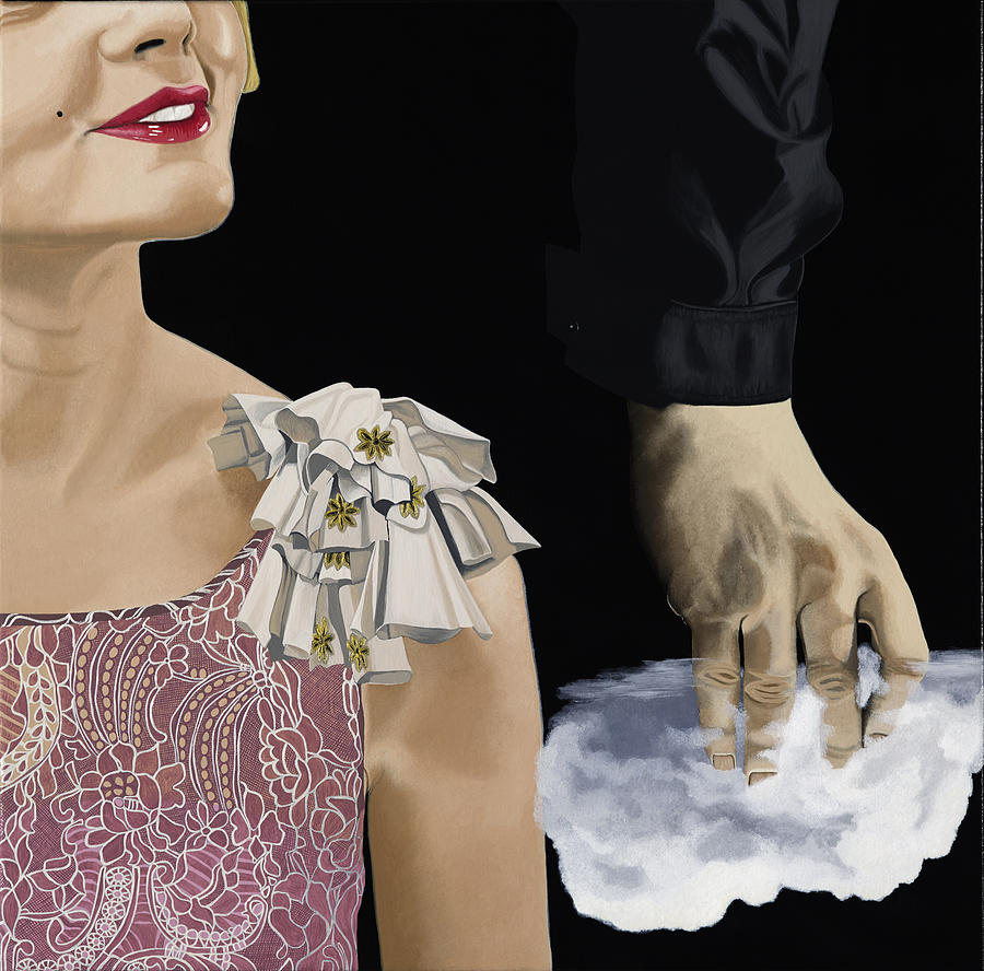 The Great Gatsby Painting - Zelda by Marcella Lassen