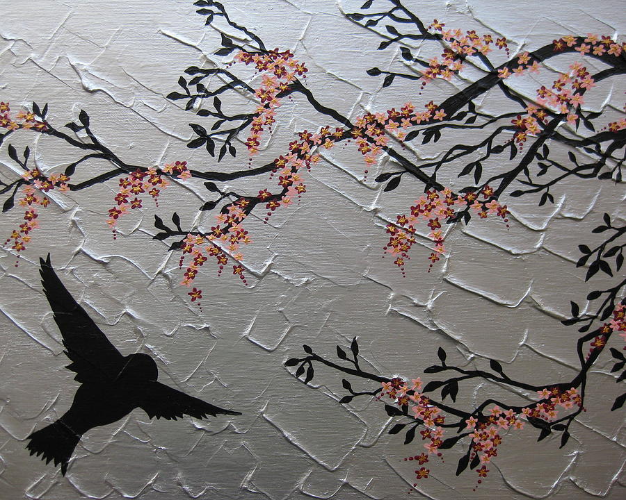 Tree Painting - Zen Blossom by Cathy Jacobs