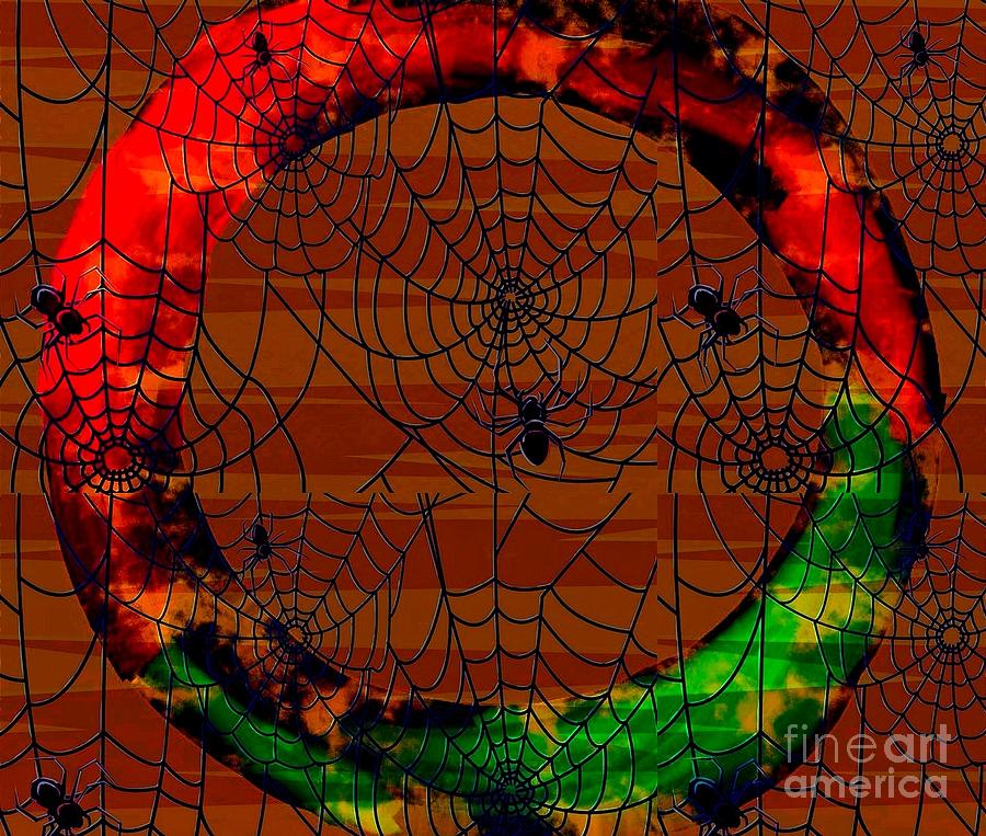 Zen Breakthrough Clear the Cobwebs Painting by Saundra Myles