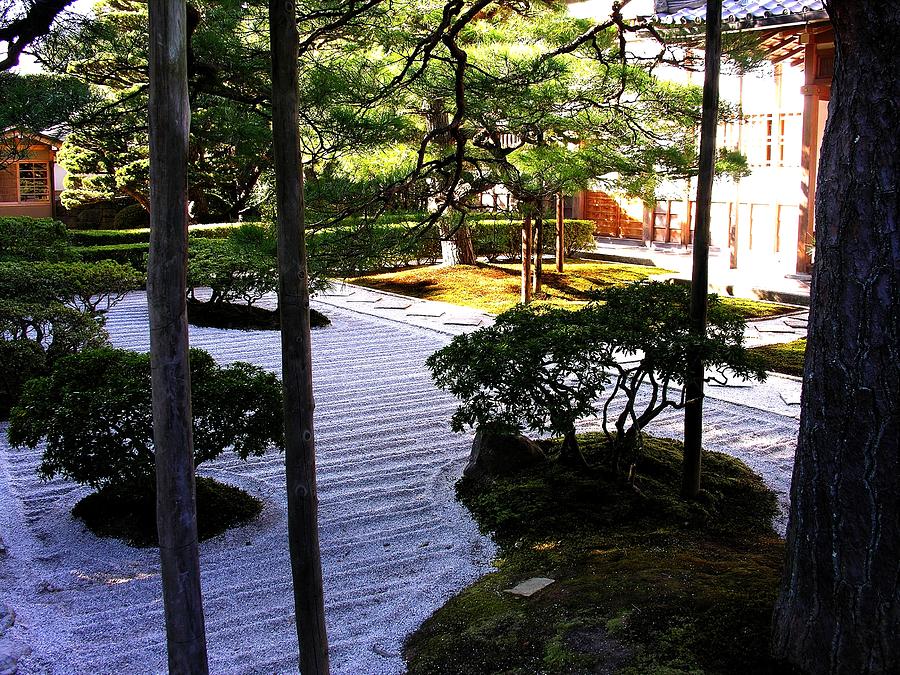Zen Garden Design -  Daisen-in at Daitoku-ji Photograph by Jacqueline M Lewis