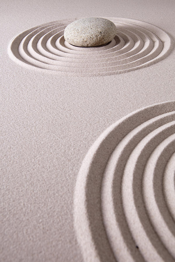 Pattern Photograph - Zen Stone by Dirk Ercken
