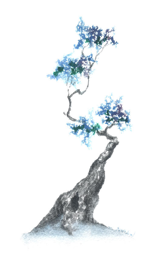 Tree Painting - Zen Tree 840 by Sean Seal