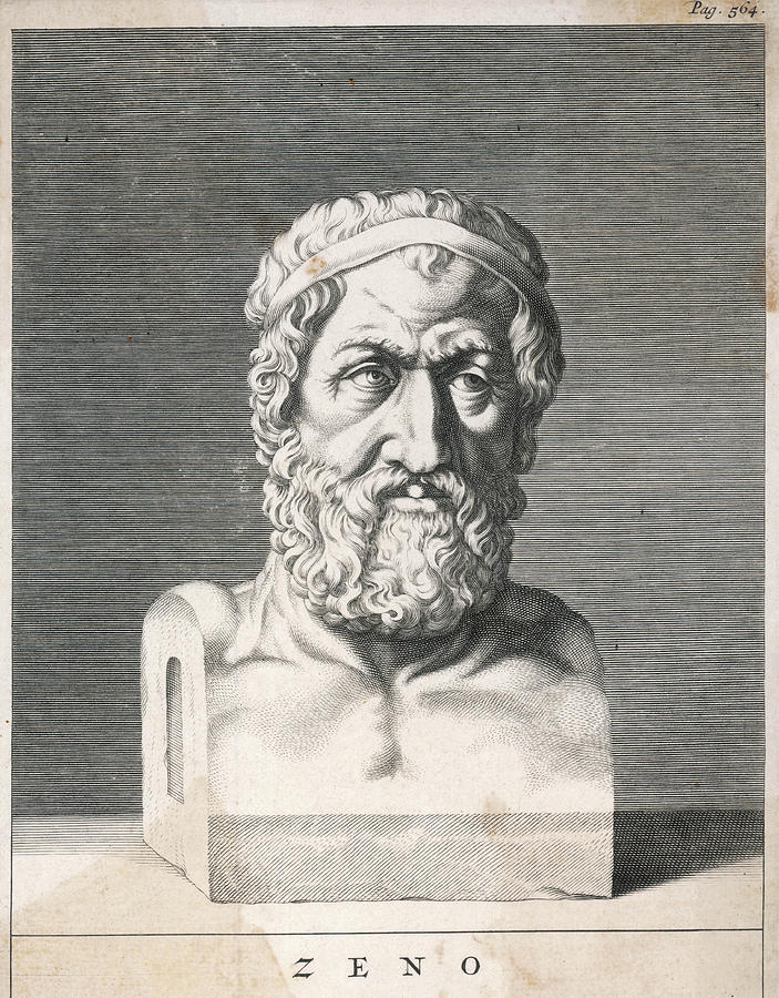 Zeno Of Citium, Greek Philosopher Drawing by Mary Evans Picture Library