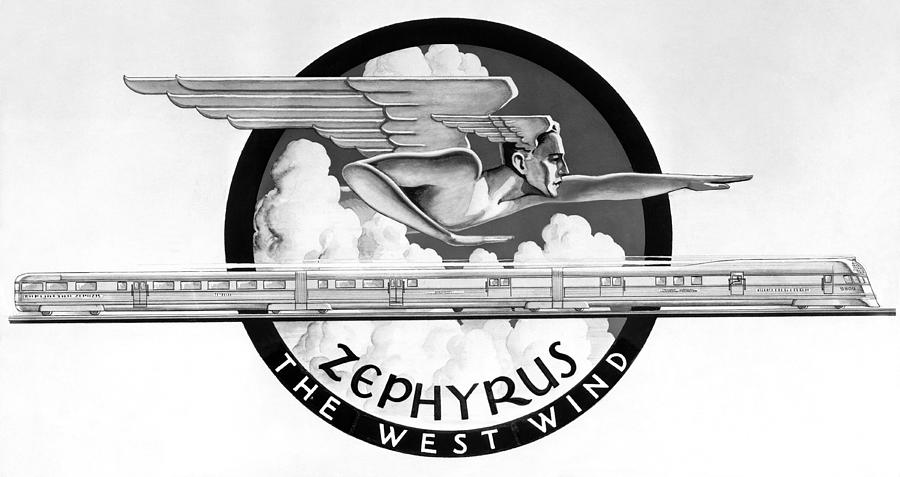 Zephyrus, The West Wind God Photograph by Underwood Archives