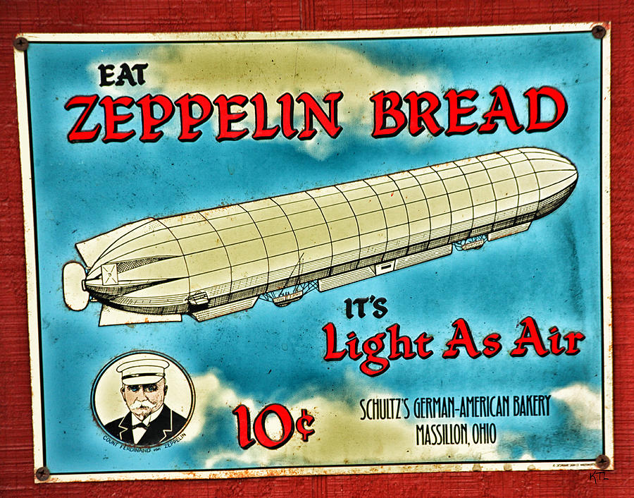 Zeppelin Bread Photograph by Karol Livote