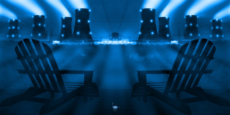 Surrealism Photograph - Zero Hour in Blue by Mike McGlothlen