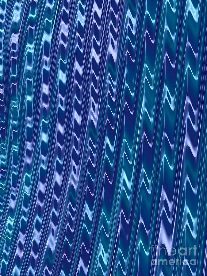 Zeta In Blue Digital Art