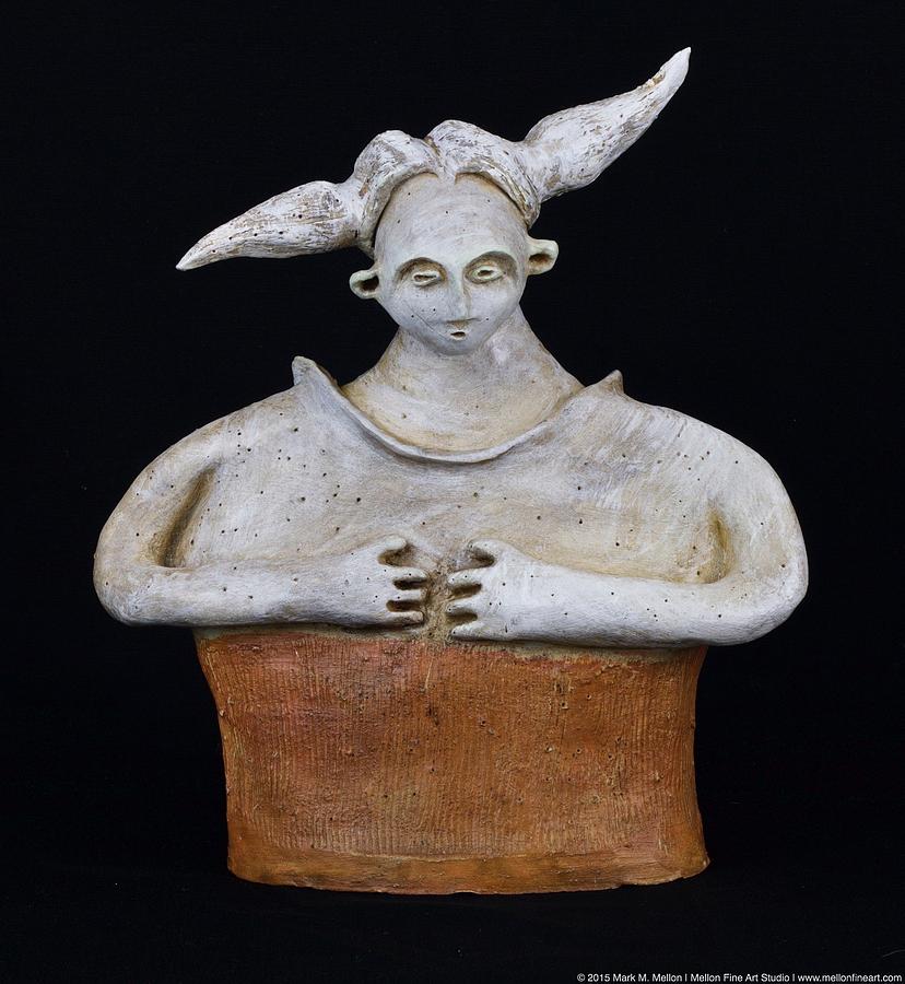 Figurative Sculpture - Zeta by Mark M  Mellon