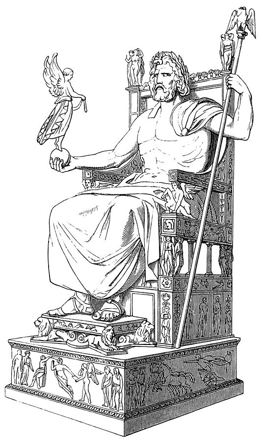 Zeus Drawing by Ivan-96