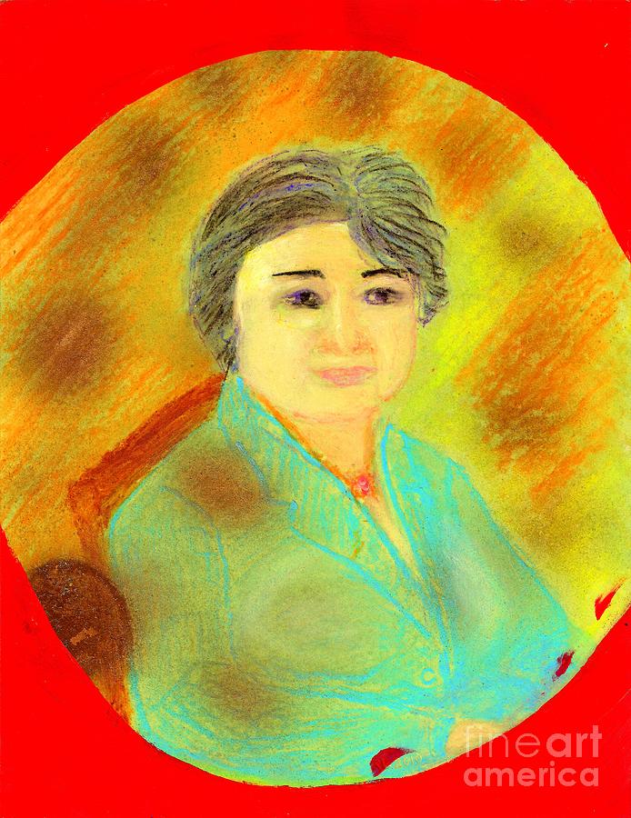 Zhang Yin Queen of Containerboards Great Chairwoman of Nine Dragons Paper Industries Painting by Richard W Linford