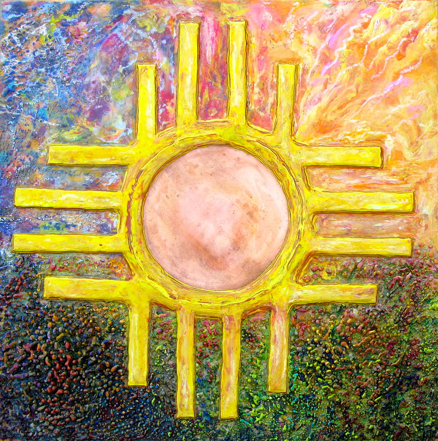 Zia Sunset / A Painting by Joe Bourne