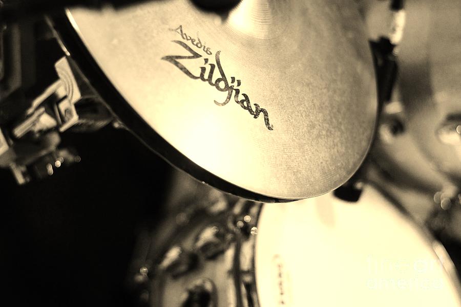 Zildjian Hi-Hat Sepia Photograph by Lynda Dawson-Youngclaus