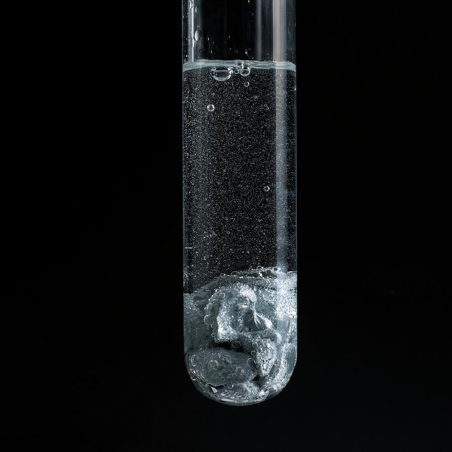 Zinc Reaction With Weak Acid Photograph by Science Photo Library