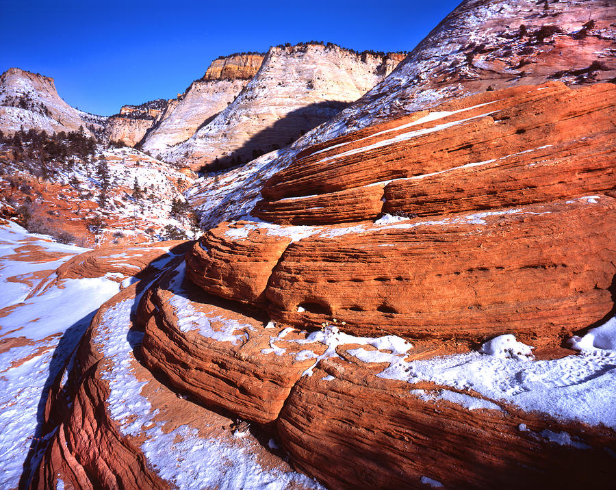 Zion Beehives in Winter Photograph by Ray Mathis