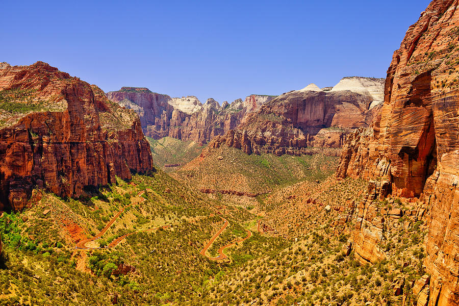 Zion National Park Photograph - Zion Canyon by Greg Norrell