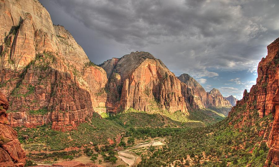 Zion Canyon Photograph by Jeff Cook