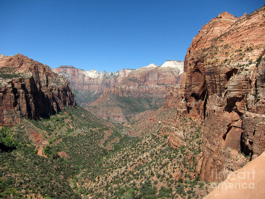 Zion Canyon Overlook Photograph by Debra Thompson