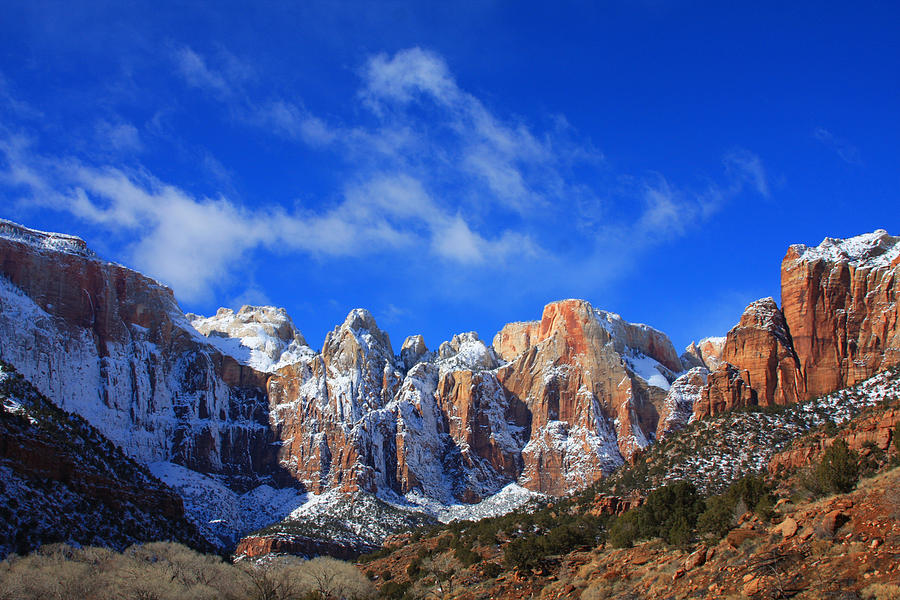 Zion Winter Photograph by James Knight