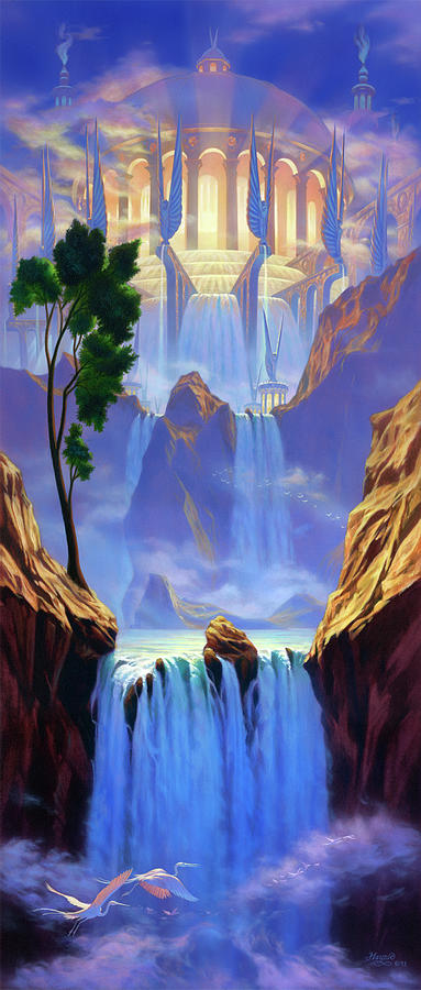City Of God Painting - Zion by Jeff Haynie