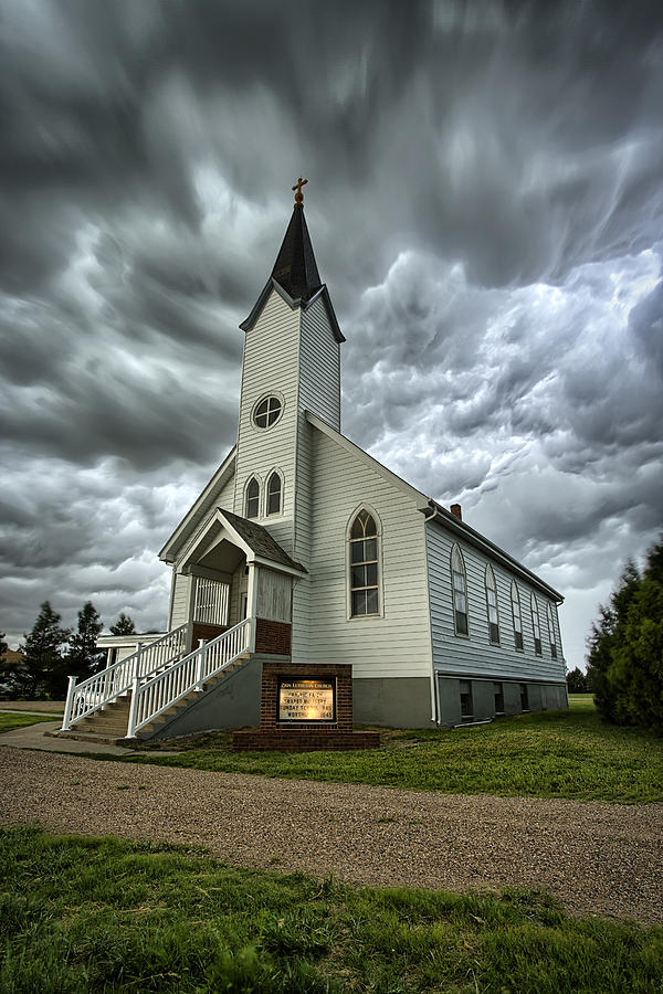 Jesus Christ Photograph - Zion Luthern Church by Thomas Zimmerman