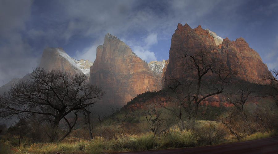 Zion Peaks  Photograph by Wendell Thompson