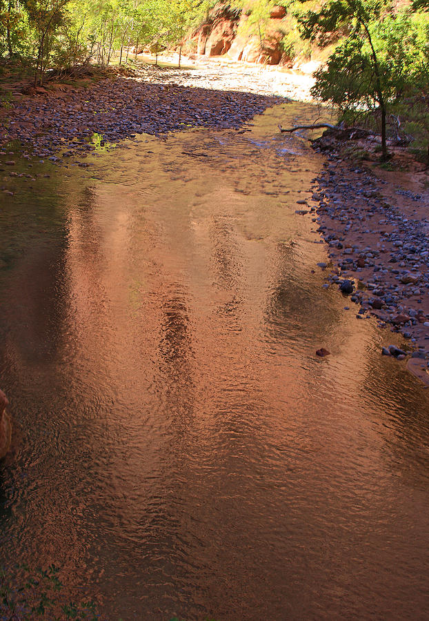 Ripples on Virgin River Photograph by Viktor Savchenko