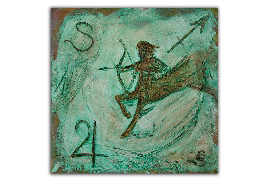 Zodiac Sagittarius Painting By Clint B Smith Pixels