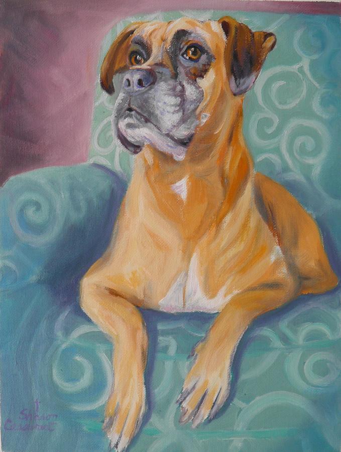 Zoey Painting by Sharon Casavant