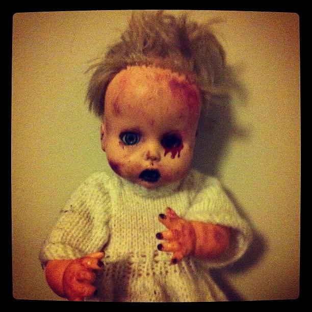 Murderdolls Photograph - Zombie Doll #murderdolls #zombie by Tim Topping