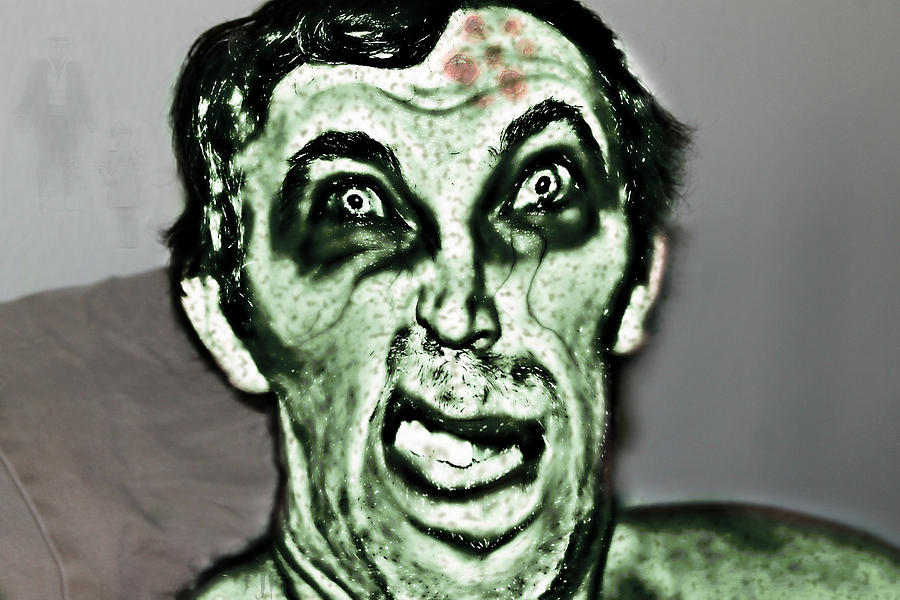 Man Photograph - Zombie Man by Rebecca Frank