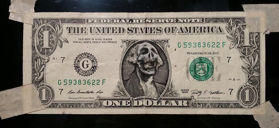 Zombie Money Drawing by Kevin Boatright - Fine Art America